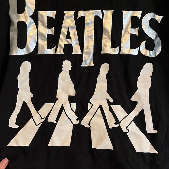 The Beatles Abbey Road Cropped Sweatshirt - Picture 2 of 4